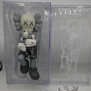 KAWS Holiday Singapore Black and Gray Action Figure